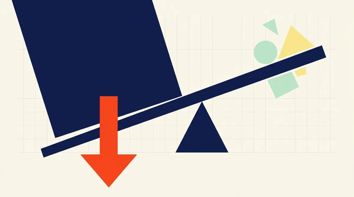 Abstract editorial cover illustration for the article "Why Your Landing Page Is Slow (And How to Fix It in 30 Minutes)"